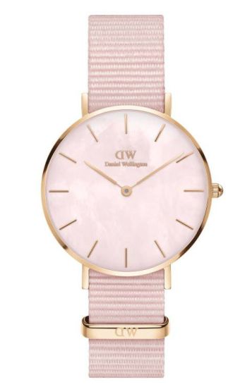 Daniel Wellington 腕時計 Petite Coral R Gold 32 DW00100515 Petite Coral - Small Women's Watch Pink Nato Strap | DW