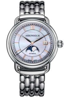 Aerowatch 1942 Moon Phase A 77983 AA02 M