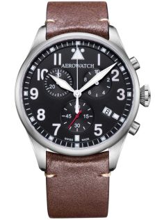 Aerowatch Les Grandes Classiques Chrono Quartz Pilot A 79990 AA03