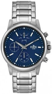 Inex Mens Silver/Blue A69506-1S8I