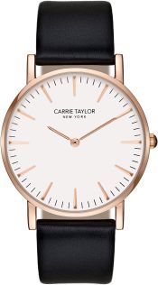 Carrie Taylor Lexington Rosegold/White Black Leather