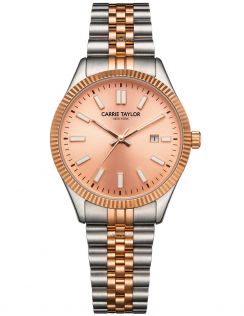 Carrie Taylor Rosegolden Two Tone Classic Date Sapphire 32mm