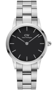 Daniel Wellington Iconic Link 28mm Silver Black DW00100208