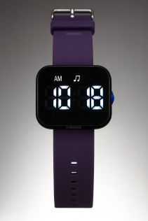 Fibex 16 Alarms Vibrating & Acustic Reminder Watch - Purple