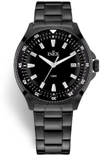 Inex Mens Black Sport A69530-1SS5I