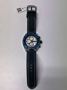 Megir Chronograph Blue Leather 2119 Outlet (Returned/Pre-owned)