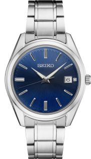 Seiko Essentials Blue Sunray Sapphire Mens SUR309P1