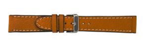 Falkenlund Deluxe Beco Watch Strap Rodeo Soft Brown Calf Leather 22mm Stainless Steel Buckle 339322S