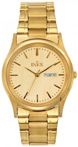 Inex Mens Gold/Gold A12124D7I