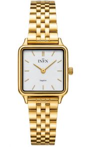 Inex Ladies Golden Classic Petite Sapphire 23mm
