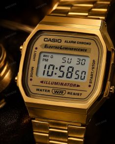Casio Golden Retro Digital Watch Unisex 36mm