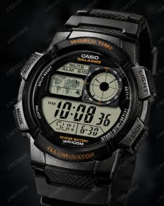 Casio Mens Digital Black 45mm