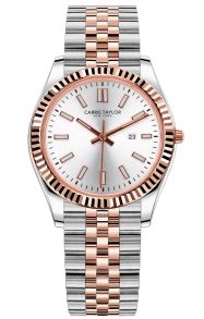 Carrie Taylor 32mm Rosegolden Two Tone Classic Date Sapphire CTW505