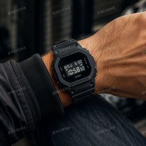 Casio Mens All Black Digital G-Shock Negative Display 42mm