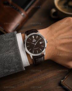 Orient Automatic Brown Dial Brown Leather 41mm