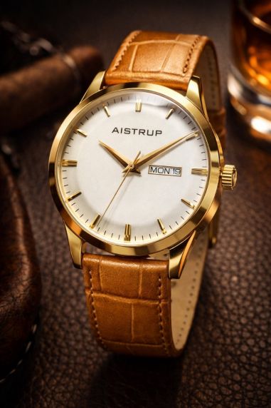Aistrup Classic 78 Louisiana Croco Calf Day-Date